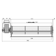 Load image into Gallery viewer, TANGENTIAL FAN TGO 60/1-300/30 25/1800 SF M270