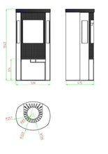 Load image into Gallery viewer, ELIPSE 1B Exclusive 8kW, SVEA FLAME wood stove