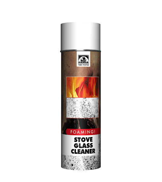 FOAMING GLASS CLEANER for wood and pellet stoves, Foam 200ml