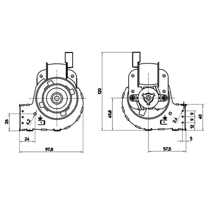 TANGENTIAL FAN TGO 60/1-300/30 25/1800 SF M270
