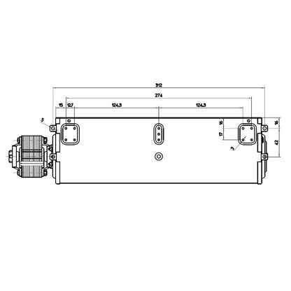 TANGENTIAL FAN TGO 60/1-300/30 25/1800 SF M270