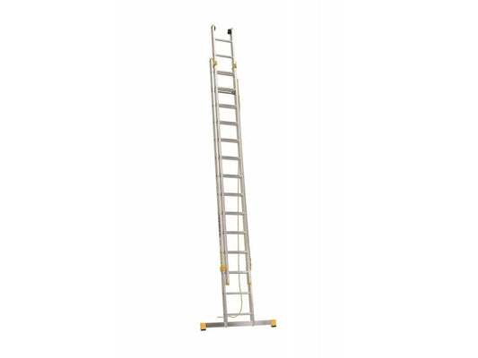 PROFESSIONAL TWO PART EXTENDABLE LADDERS WITH ROPE,  model 8316