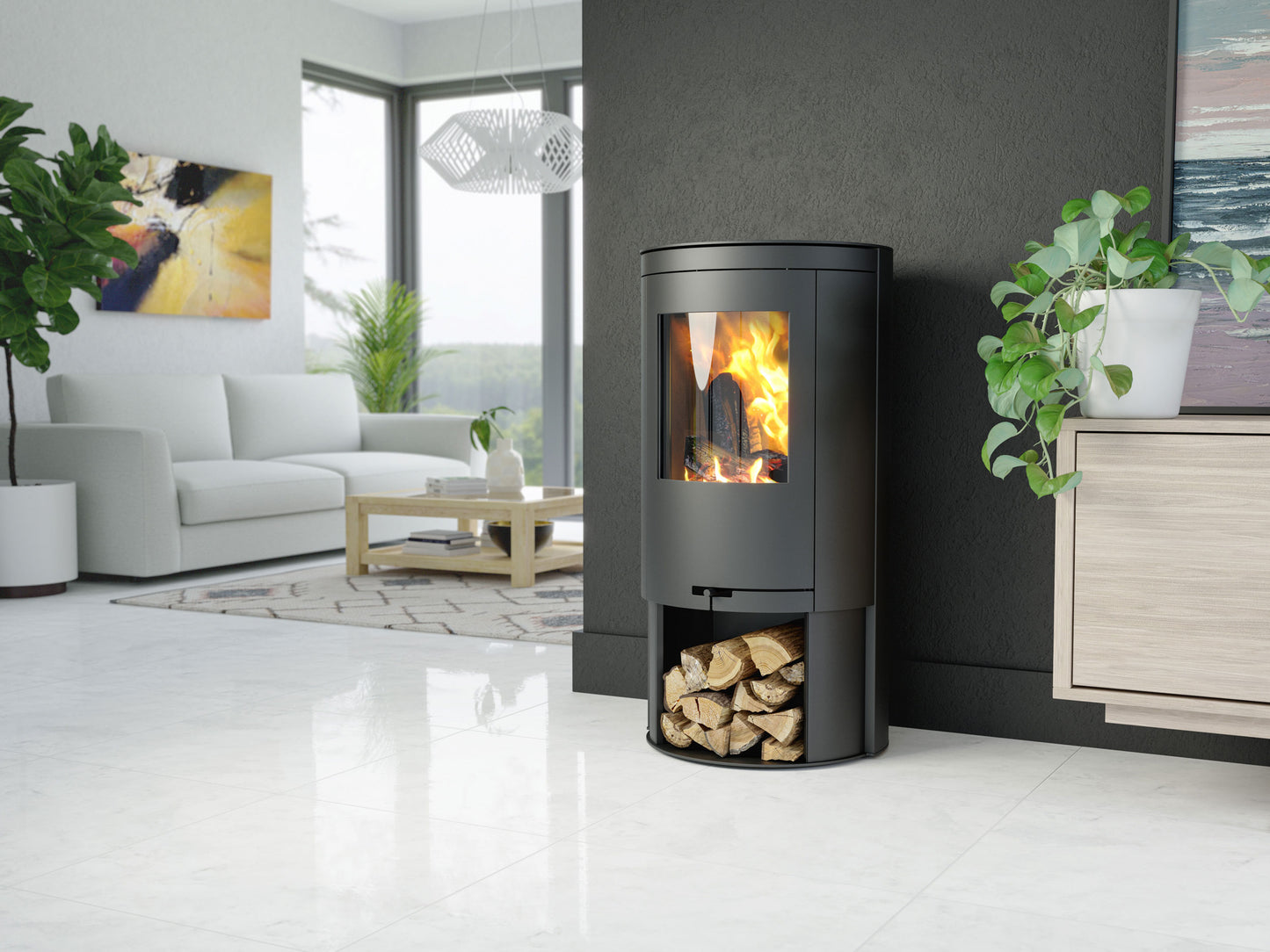 aROUND 9kW, SVEA FLAME wood stove