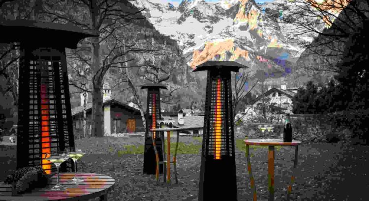Patio pellet heater, 11kW