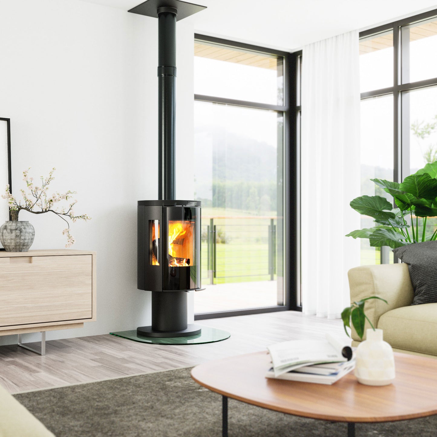 WELL DONE P 8kW, SVEA FLAME wood stove
