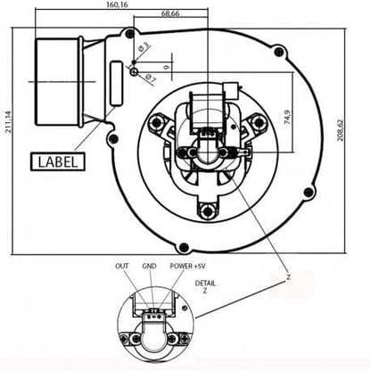 EXHAUST FAN VFC1-160