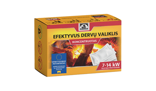 CONCETRATED SOOT REMOVER for wood stoves 7-14 kW (in bags, 5x18g)