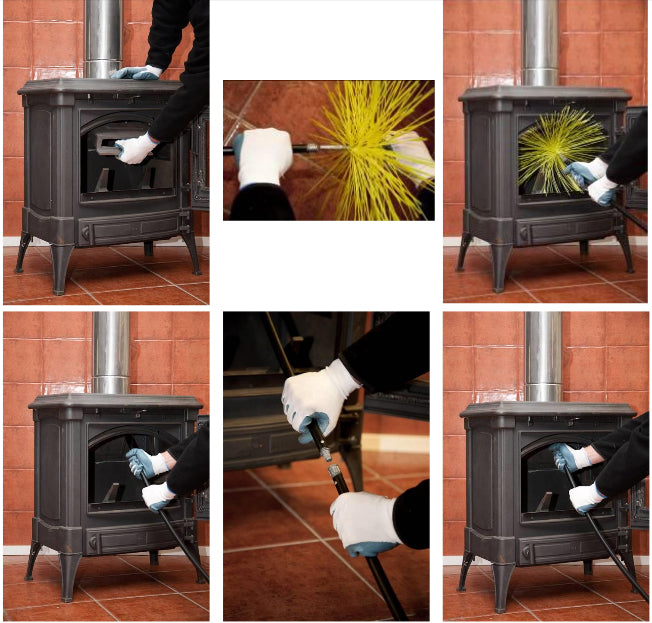 Chimney Cleaning Sweeping Rods  (L=1,4m)